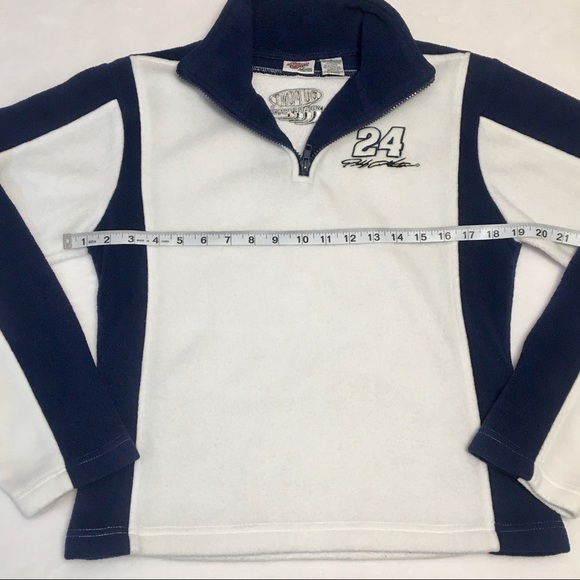 JEFF GORDON #24 DU PONT MOTOR SPORTS WINNERS CIRCLE FLEECE PULLOVER - Picture 7 of 8